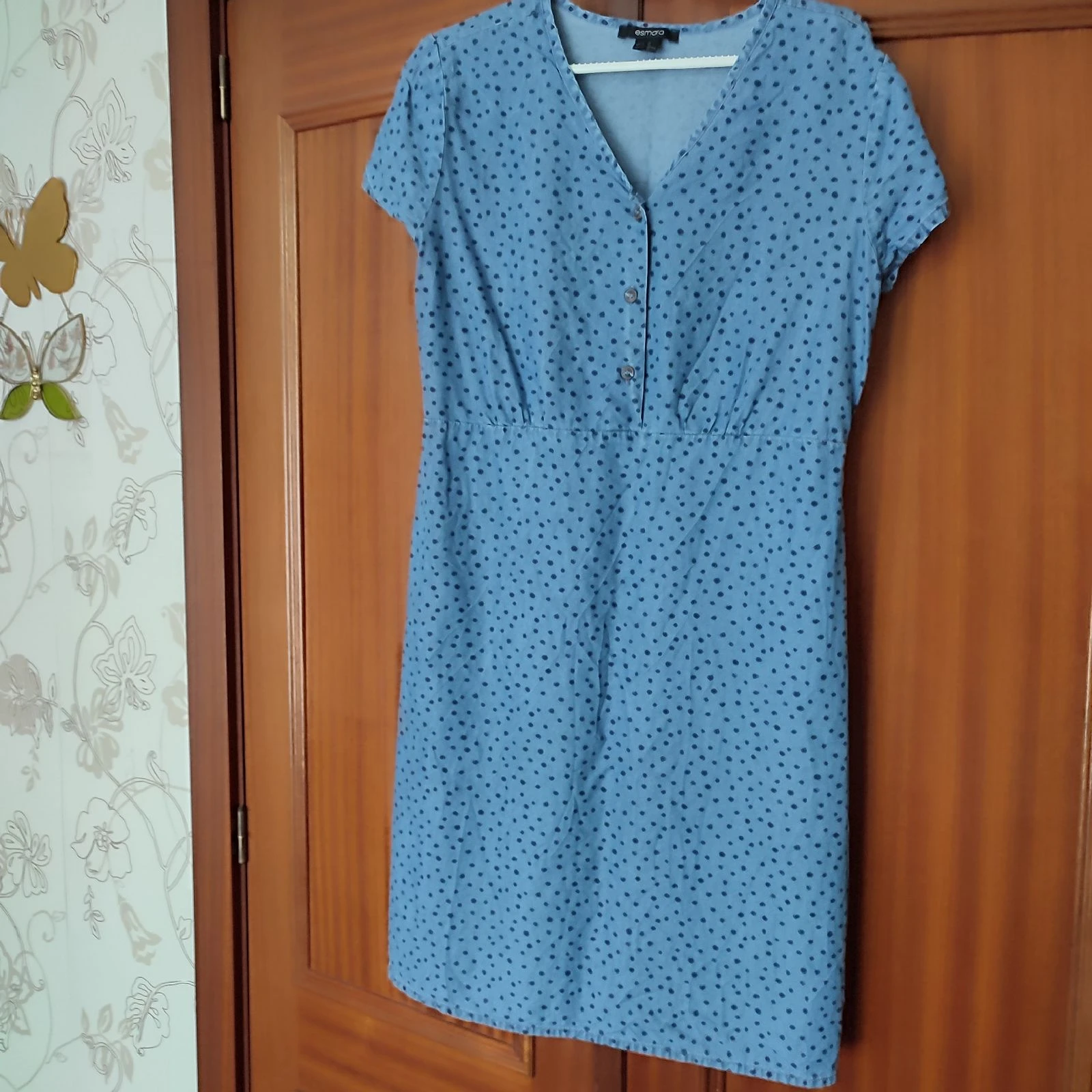 Vestido de ganga fina 
